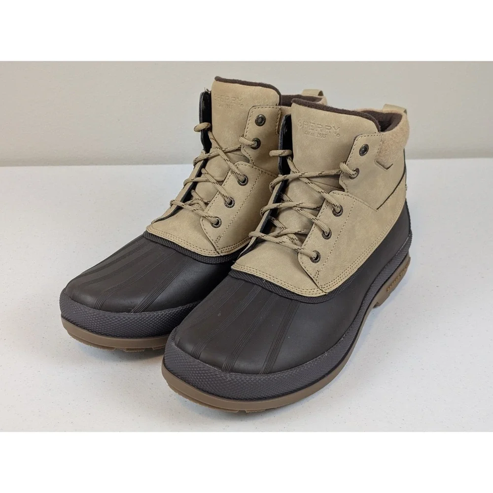 Sperry Top-Sider Men's Cold Bay Medium Beige Chukka Boots Size 12 Mens STS24485